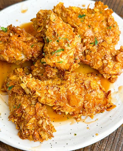 Air Fryer Honey Garlic Chicken Tenders