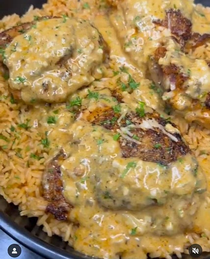 Garlic Parmesan Chicken and Rice