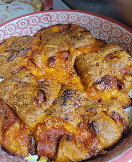 Crescent Roll Pizza's