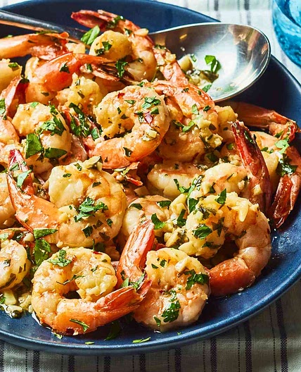 Simple Garlic Shrimp