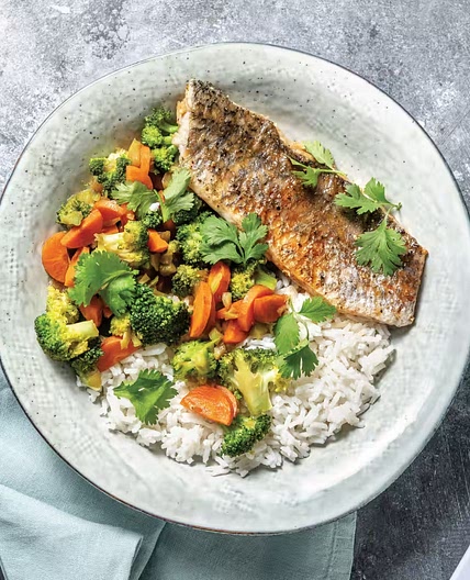 Garlic Ginger Barramundi Stir-Fry