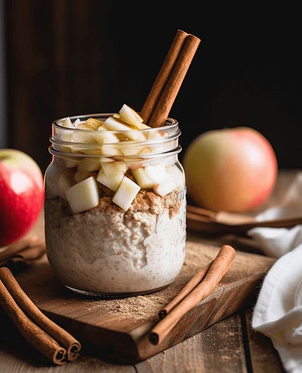 Apple Cinnamon Overnight Oats