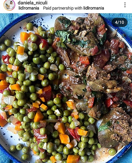 Ficatei de pui cu legume