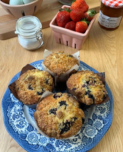 Blueberry Crumble Muffins