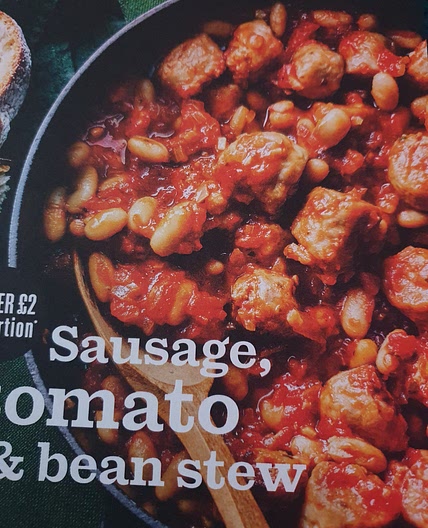 Sausage, tomato & bean Stew
