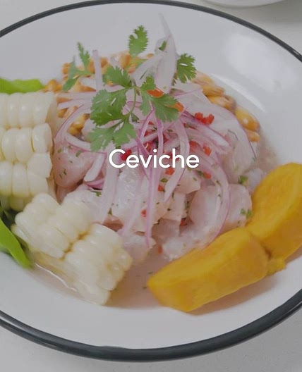 Ceviche de pescado 