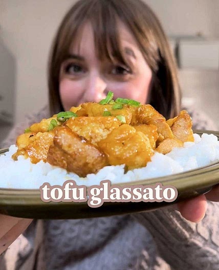 Tofu glassato 