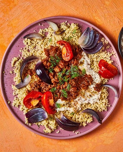 Turkish-Style Lamb Stew & Aubergine Yoghurt