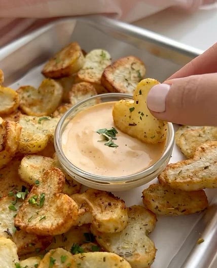 💗Easy Valentines Day Air Fryer Potatoes💗