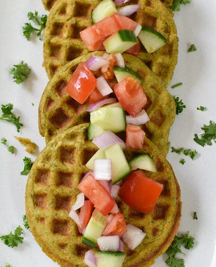 Waffled Falafel Heneins