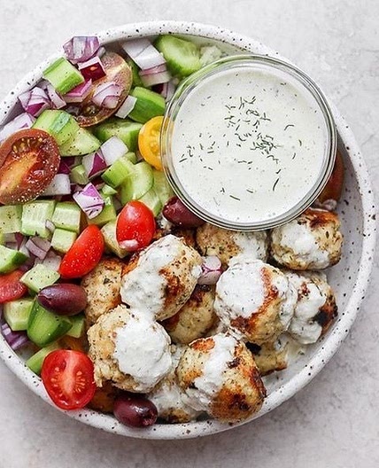Greek Chicken Meatballs