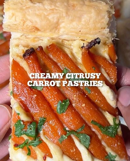 Creamy Citrusy Carrot Pastries