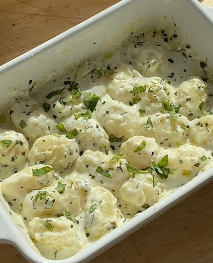 Single Serve Creamy One Pan Gnocchi