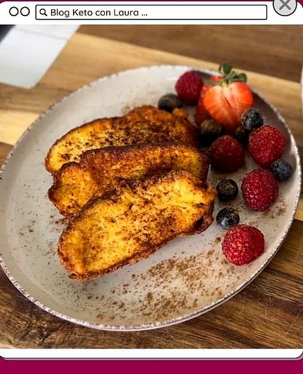 torrijas Keto