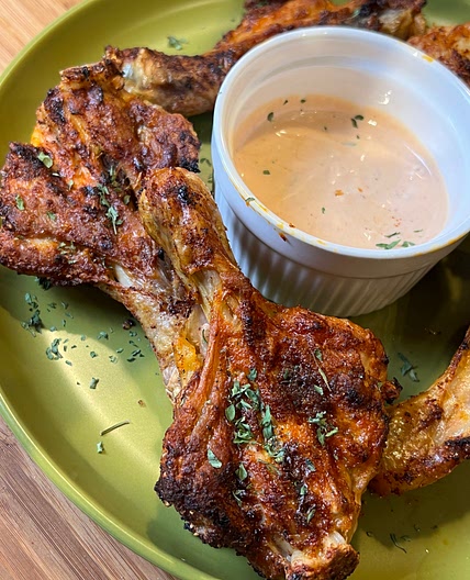 Air Fryer Butterfly Chicken Drumsticks