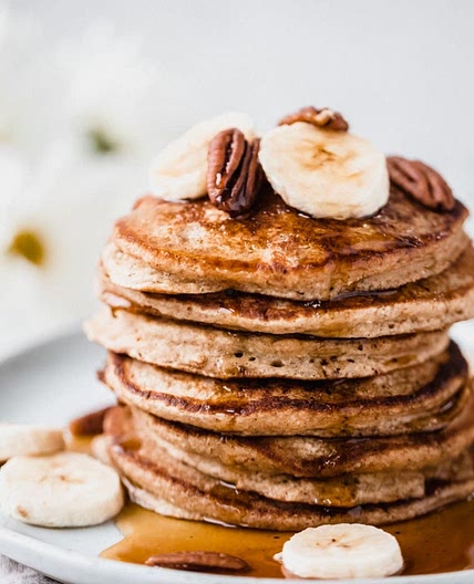 Nancy’s Healthy Banana Oatmeal Pancakes