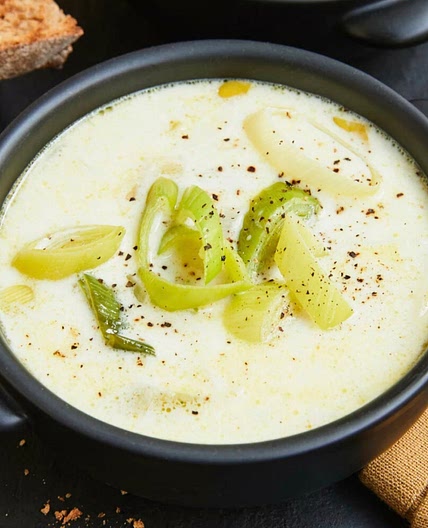 Käse-Lauch-Suppe vegetarisch 
