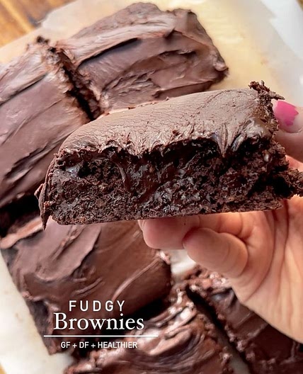 The FUDGIEST brownies that are gluten and dairy free