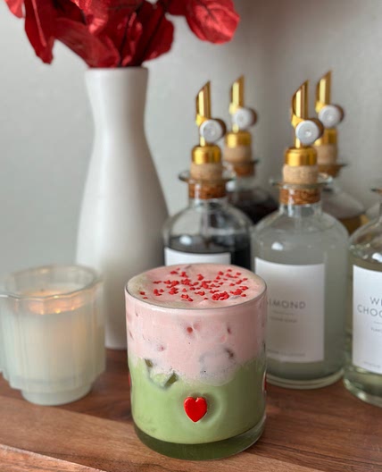 Strawberry Cold Foam Matcha