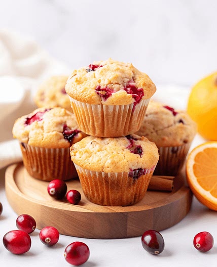 Cranberry Orange Spice Muffins
