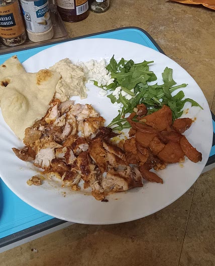 Sheet Pan Paprika Chicken and Sweet Potatoes