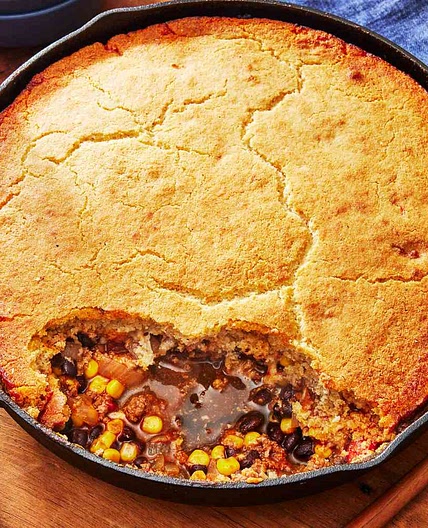 Cornbread Cowboy Casserole