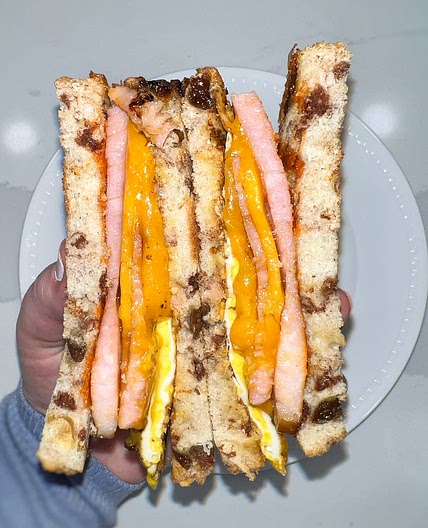 Sweet + Salty Breakfast Sandwich