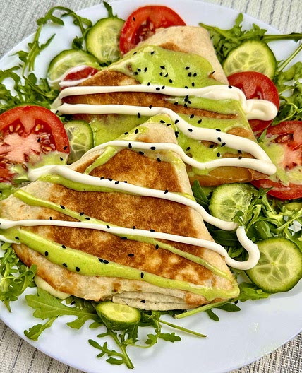 Cheese and Potato Tortilla pockets 