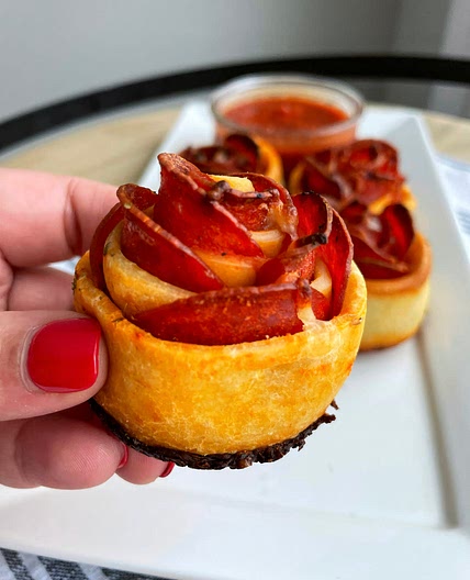 Pizza roses