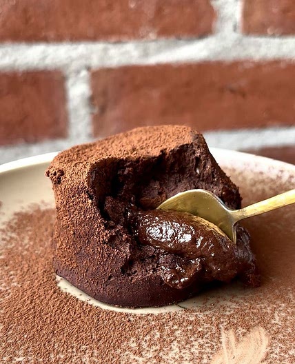 Protein lava cake