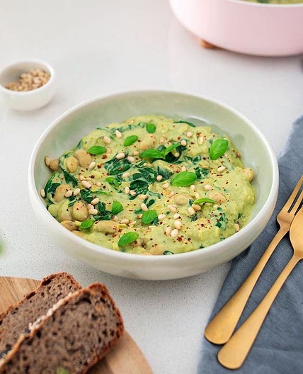 Creamy protein pesto