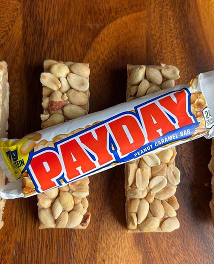 Homemade Paydays 🥜😍
