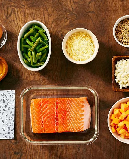 Salmon and Vegetables