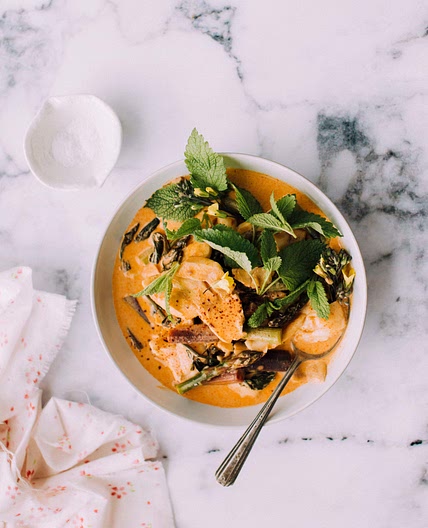 Coconut Curry Fish with Vegetables