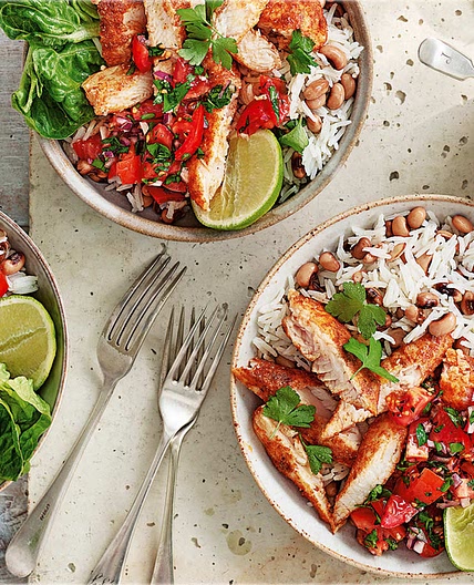 Fish Burrito Bowls