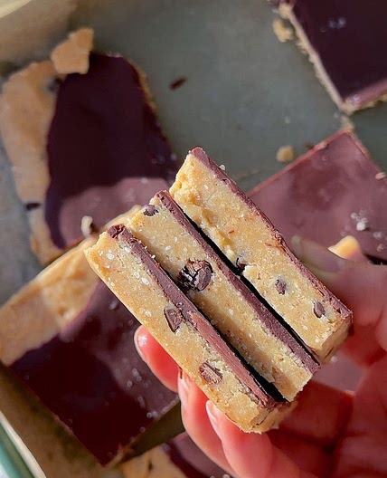 No bake cookie dough bars 