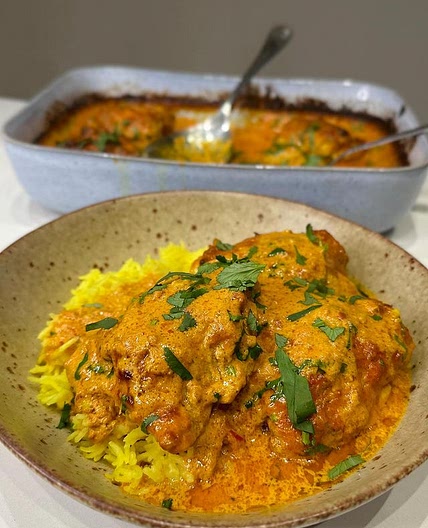 One Pan Baked Butter Chicken 😍