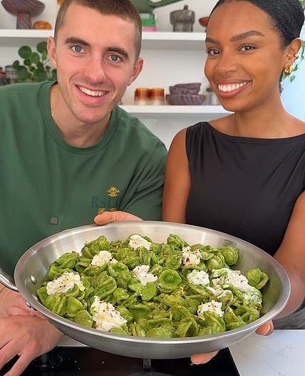 Double Green Orecchiette! 🌱 HAPPY VEGANUARY!