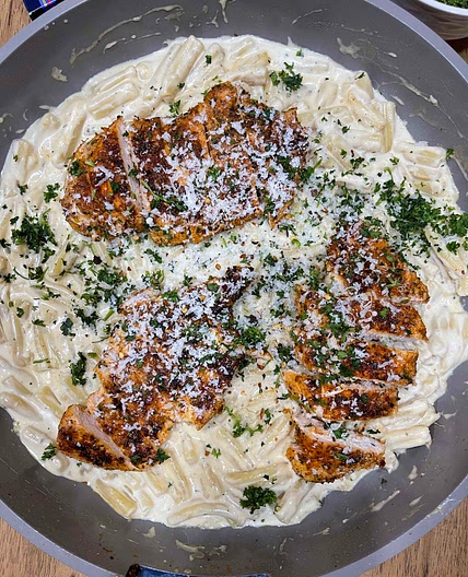 The Best Chicken Alfredo 🍝