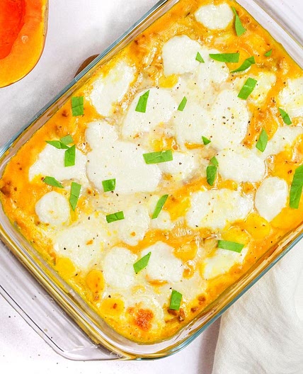 GRATIN DE GNOCCHIS - Butternut, Lardons & Mozzarella 🍃