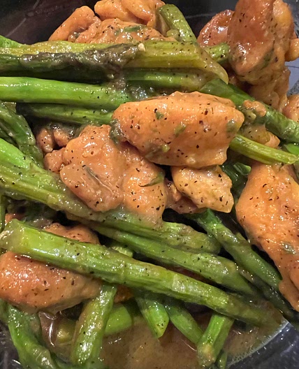 Turmeric Chicken & Asparagus Stir Fry