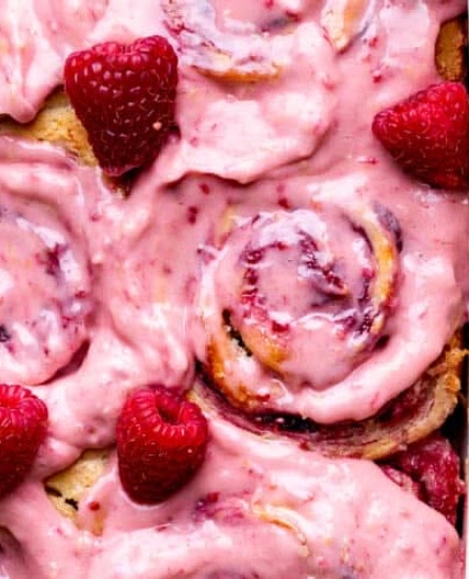 Lemon Raspberry Rolls