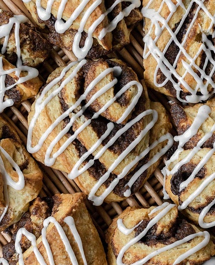 Cinnamon Roll Scones