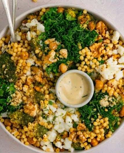 Warm Broccoli Couscous Salad