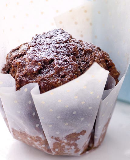 Choc hazelnut muffins