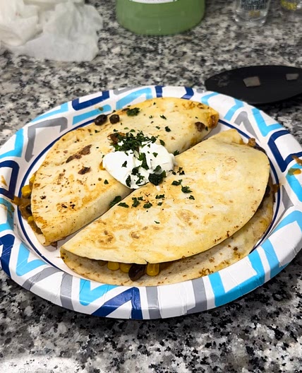 One Pot Beef Quesadillas 