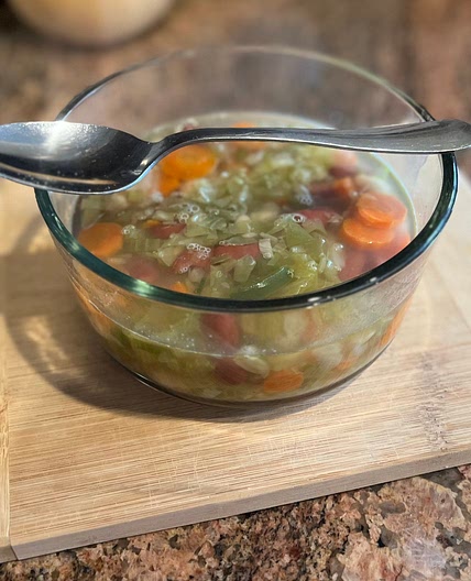 Leftover Cabbage Soup