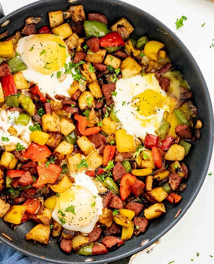 Sweet Potato Hash with Egg