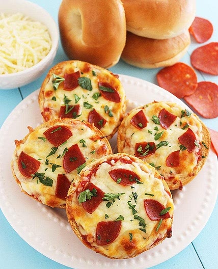 Mini "Pizza Bagels"