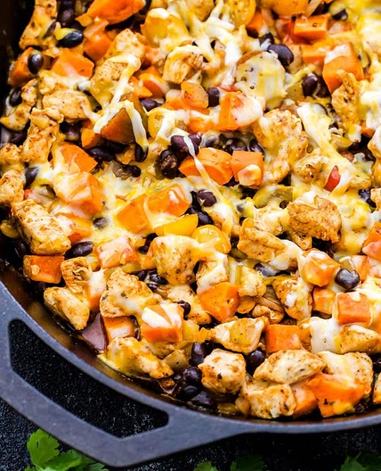 Chicken Bowl with Chipotle Sweet Potato & Black Beans